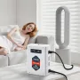 Step Down Voltage Converter, 2000VA, Heavy Duty Voltage Power Converter, 220V to 110V Power Transformer, with 2 US Outlets, USB 