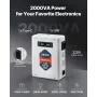 Step Up Voltage Converter, 2000VA, Heavy Duty Voltage Power