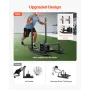 Weight Sled, Steel Power Sled, Fitness Strength Training Sleds for Athletic Exercise Speed Improvement, Workout Fitness Equipmen