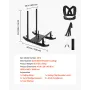 VEVOR Weight Sled, Steel Power Sled, Fitness Strength Training Sleds for Athletic Exercise Speed Improvement, Workout Fitness Eq