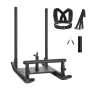 Vægtslæde, Steel Power Sled, Fitness styrketræningsslæder til