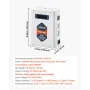 Step Down Voltage Converter, 3000VA, Heavy Duty Voltage Power Converter, 220V to 110V Power Transformer, with 2 US Outlets, USB 