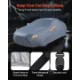 Car Cover, Car Cover Waterproof for Mid Size European Sedan Cars Models, Custom-fit All Weather Sun Rain Wind Dust Snow Protecti