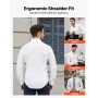 Button Up-skjorte til mænd, Langærmede, rynkefri Button