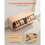 VEVOR Entryway Shoe Bench, 1000 x 300 x 530 mm Rattan-Like Shoes Bench with 2 Flip Drawers, 300lbs Shoe Storage Rack with 4 Comp