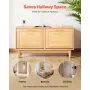 Entryway Skobænk, 1000 x 300 x 530 mm Rattan-lignende skobænk