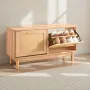 Entryway Skobænk, 1000 x 300 x 530 mm Rattan-lignende skobænk