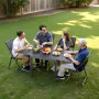 Udvidelig Udendørs Patio Spisebord, 80-160 cm rektangulære