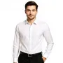 VEVOR Men's Button Up Shirt, Mens Long Sleeve Wrinkle-free Button Down Dress Shirts, Slim Fit Soft Stretch Fabric for Business C