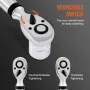 Digital Torque Wrench, 1.3 cm Drive Electronic Torque Wrench, Torque Wrench Kit 25-250ft.lb/34-340n.m Torque Range Accurate to ±