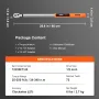 Digital Torque Wrench, 1.3 cm Drive Electronic Torque Wrench, Torque Wrench Kit 25-250ft.lb/34-340n.m Torque Range Accurate to ±
