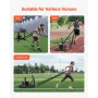 VEVOR Weight Sled, Steel Power Sled, Fitness Strength Training Sleds for Athletic Exercise Speed Improvement, Workout Fitness Eq