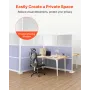 VEVOR Office Divider Privacy Partition, 1-Pack, 1778 x 1778 mm Modular Wall Room Divider, PET Workstation Cubicle Partition with