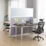 VEVOR Office Divider Privacy Skillevæg, 1-Pack, 1778 x 1778 mm Modulær vægrumsskillevæg, PET Workstation Kabineskillevæg med