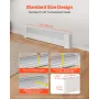 VEVOR Baseboard Heater Covers, Basic Series 916 mm Standard Electric Heating Unit Front Cover for Home Improvement, Heavy-duty S