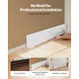 VEVOR Baseboard Heater Covers, Basic Series 1211 mm Standard Electric Heating Unit Front Cover for Home Improvement, Heavy-duty
