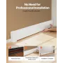 VEVOR Baseboard Heater Covers, Basic Series 1526 mm Standard Electric Heating Unit Front Cover for Home Improvement, Heavy-duty