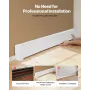 VEVOR Baseboard Heater Covers, Basic Series 1831 mm Standard Electric Heating Unit Front Cover for Home Improvement, Heavy-duty