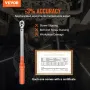 Torque Wrench, 3/8-inch Drive Click Torque Wrench 10-80ft.lb/14-110n.m, Dual-Direction Adjustable Torque Wrench Set, Mechanical 