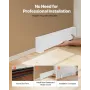 VEVOR Baseboard-varmedæksler, Premium-serien 917 mm Standard elektrisk varmeenhed Frontcover til boligforbedring, kraftig