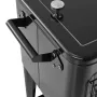 75.71 L Rolling Ice Chest, Holds up to 50 Bottles / 110 Cans, Portable Patio Party Bar Drink Cooler Cart with Bottom Shelf, Beve