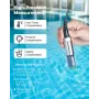 Dissolved Oxygen Meter, 0.0-50.0 mg/L Measurement Range, Portable Dissolved Oxygen Tester Kit with 4 m Electrode Cable, Bluetoot