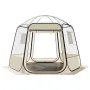 VEVOR Pop up bobletelt, 3,05 x 2,75 m Vandtæt og UV-resistent, klart campingtelt skjul, udendørs havekuppel-iglo-telte m