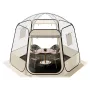 VEVOR Pop up bobletelt, 3,05 x 2,75 m Vandtæt og UV-resistent, klart campingtelt skjul, udendørs havekuppel-iglo-telte m