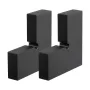 2 Pack Corner Connectors for Handrail, Extension Stair Railing Accessories, POM Hand Rail Connector Fittings for Rectangular Cab