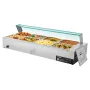 kommerciel madvarmer, 1700 W elektrisk dampvarmer i rustfrit