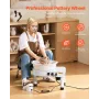 VEVOR Pottery Wheel, 28 cm Ceramic Wheel Forming Machine, 60-300 RPM Speed Adjustable Foot Pedal, Adjustable Lift Leg, Detachabl
