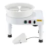 Pottery Wheel, 28 cm Ceramic Wheel Forming Machine, 60-300 RPM Speed Adjustable Foot Pedal, Adjustable Lift Leg, Detachable Basi