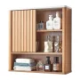 VEVOR Bathroom Wall Cabinet, with Door and Adjustable Shelf, Over the Toilet Storage Medicine Cabinet Wall Mounted, Hanging Orga