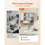 Bathroom Wall Cabinet, 2 Doors and Adjustable Shelf, Over the Toilet Storage Medicine Cabinet Wall Mounted, Hanging Organizer wi