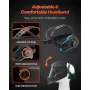 VEVOR Welding Helmet Auto Darkening, 100 x 80 mm True Color Welding Hood, Solar-Powered Welder Mask 4 Arc Sensors, Wide Shade 4/