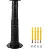 Antik håndvandspumpe Stand Pitcher Pump Stand Cast Iron Well Pump Stand W/Pre-Set 0,5 "Huller til let installation gammel