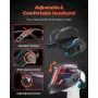 VEVOR Welding Helmet Auto Darkening True Color, 100 x 80 mm Welding Hood Solar-Powered, Welder Mask with 4 Arc Sensors, Wide Sha
