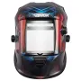 Welding Helmet Auto Darkening True Color, 100 x 80 mm Welding Hood Solar-Powered, Welder Mask with 4 Arc Sensors, Wide Shade 4/5