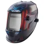 VEVOR Welding Helmet Auto Darkening True Color, 100 x 80 mm Welding Hood Solar-Powered, Welder Mask with 4 Arc Sensors, Wide Sha