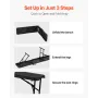 Plastic Folding Bench, 6 ft Portable Bench for Outdoor Picnic Party Camping Dining, Foldable Smooth HDPE Seat for Garden Soccer 