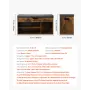 VEVOR Entryway Skobænk, 805 x 305 x 445 mm Skoopbevaringsorganer med skjult Lift Top Opbevaringsplads, 300lbs bænk med Cushi