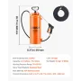 Industrial Concrete Sprayer, 14L Stainless Steel Sprayer, Heavy Duty Tri-Poxy Pump Sprayers, 52cm Wand with Ergonomic Gun Handle