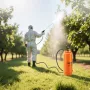 VEVOR Industrial Concrete Sprayer, 14L Stainless Steel Sprayer, Heavy Duty Tri-Poxy Pump Sprayers, 52cm Wand with Ergonomic Gun 