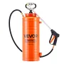 VEVOR Industrial Concrete Sprayer, 14L Stainless Steel Sprayer, Heavy Duty Tri-Poxy Pump Sprayers, 52cm Wand with Ergonomic Gun 