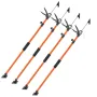 Cabinet Jack Support Pole, 4-Pack, 116-290 cm Steel Telescopic Quick Support Rod, Adjustable 3rd Hand System up to 70 kg Capacit