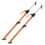 kabinetstøttestang, 2-pak, 64,5-115 cm stål teleskopisk