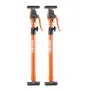 kabinetstøttestang, 2-pak, 64,5-115 cm stål teleskopisk