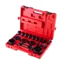 Bearing Press Kit, 10+24 Pcs, 2 in 1 Ball Joint Press & Wheel Bearing Puller Kit, Race and Seal Driver Set with 13 Bushings, C-F