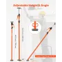 Cabinet Jack Support Pole, 4-Pack, 125-291 cm Steel Telescopic Quick Support Rod, Adjustable 3rd Hand System up to 90 kg Capacit