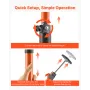 Cabinet Jack Support Pole, 4-Pack, 125-291 cm Steel Telescopic Quick Support Rod, Adjustable 3rd Hand System up to 90 kg Capacit
